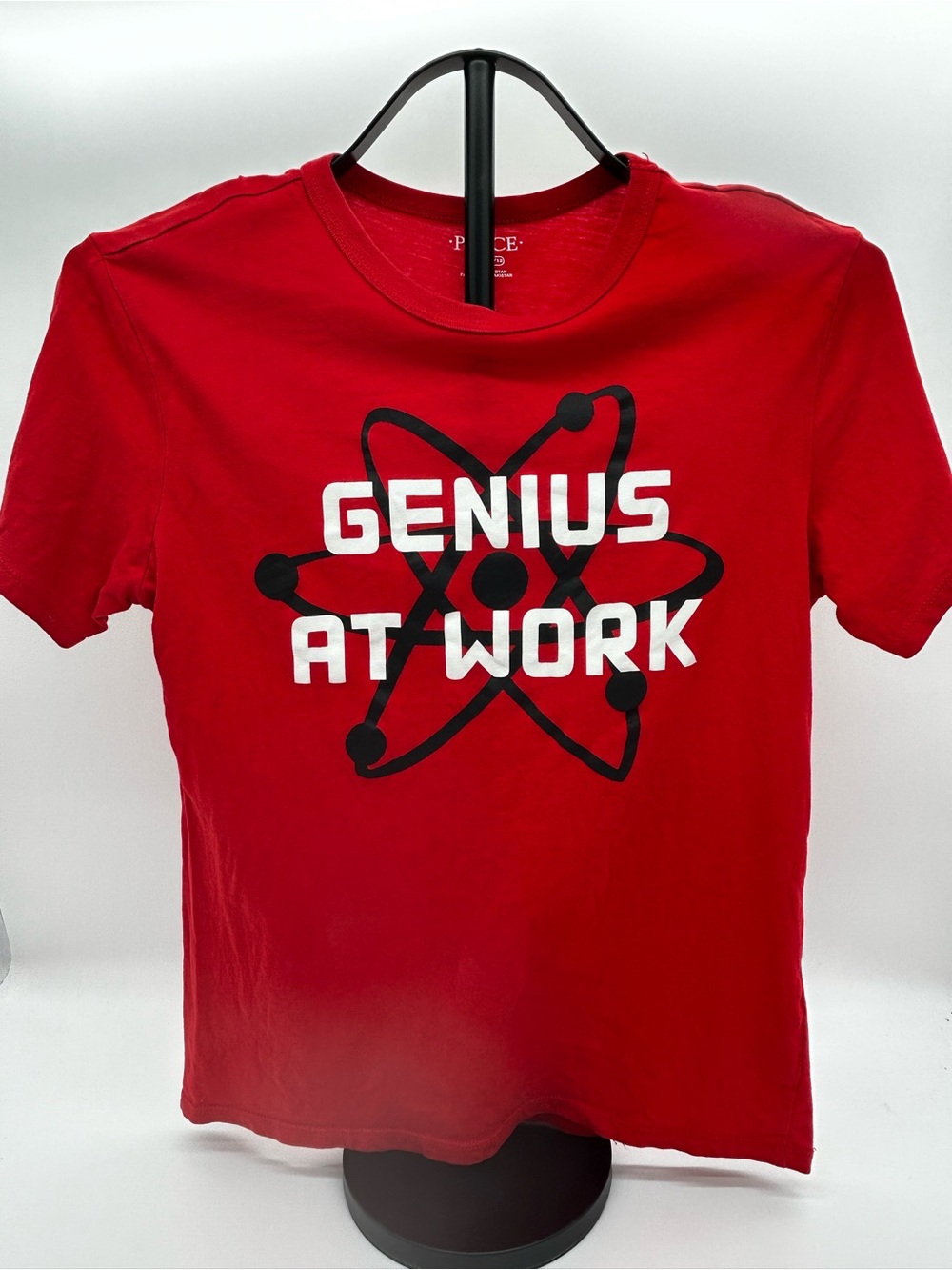 Genius At Work Red Graphic Tee by Children’s Place - Kids Size L (10/12)